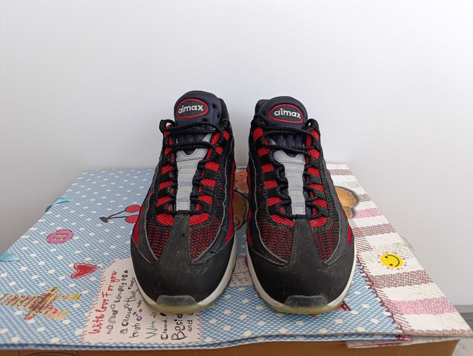 Nike Air Max 95 Essential Red Black Bred''оригинални мъжки 42.5 номер