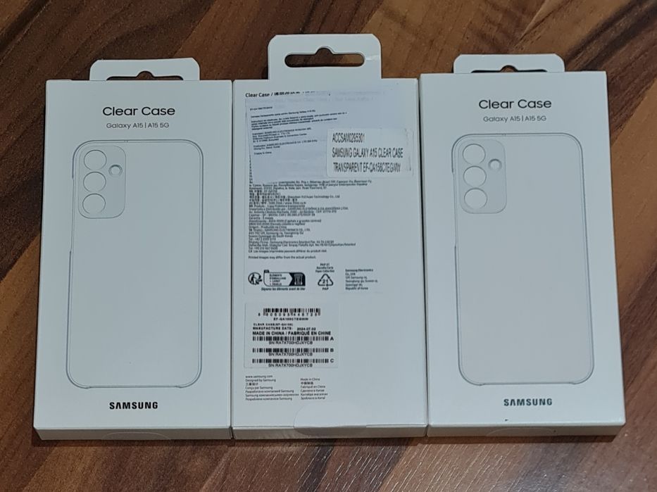 Husa originala Samsung Clear Case Galaxy A15 A155 si A15 5G A156