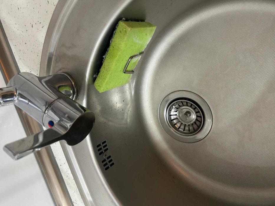 Vand blat bucatarie Fab Star alb si chiuveta Blanco Rondoval panzat