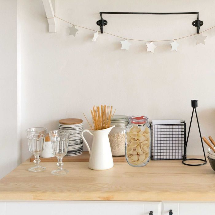 Borcan de sticla cu capac ermetic si polonic pentru punch de fructe 2L