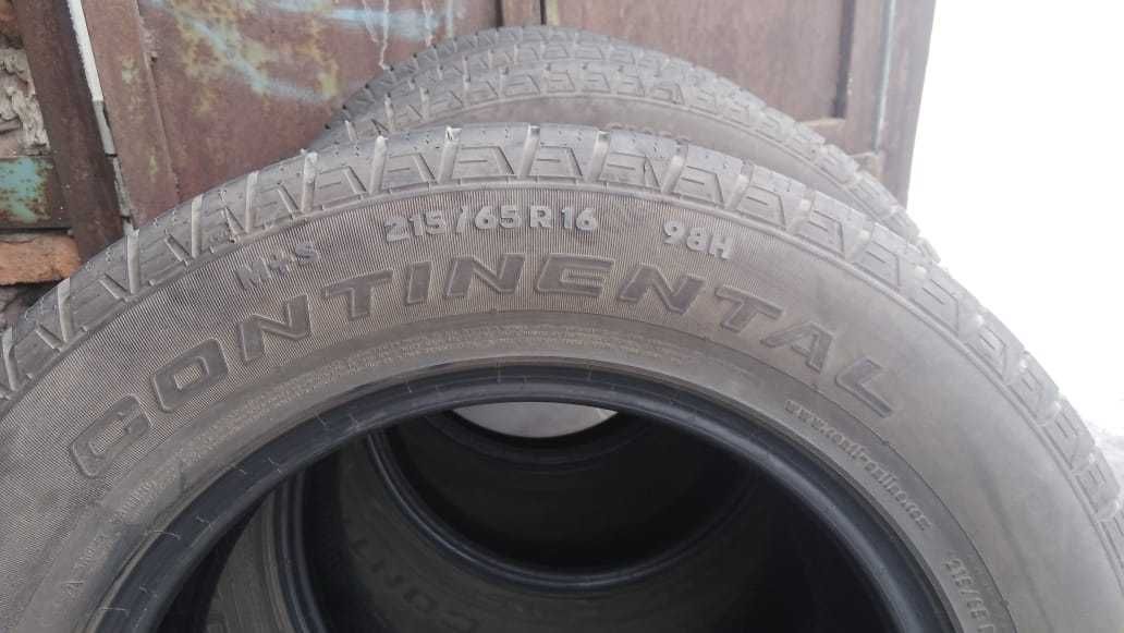 Продам комплект летней резины CONTINENTAL 215/65/R16