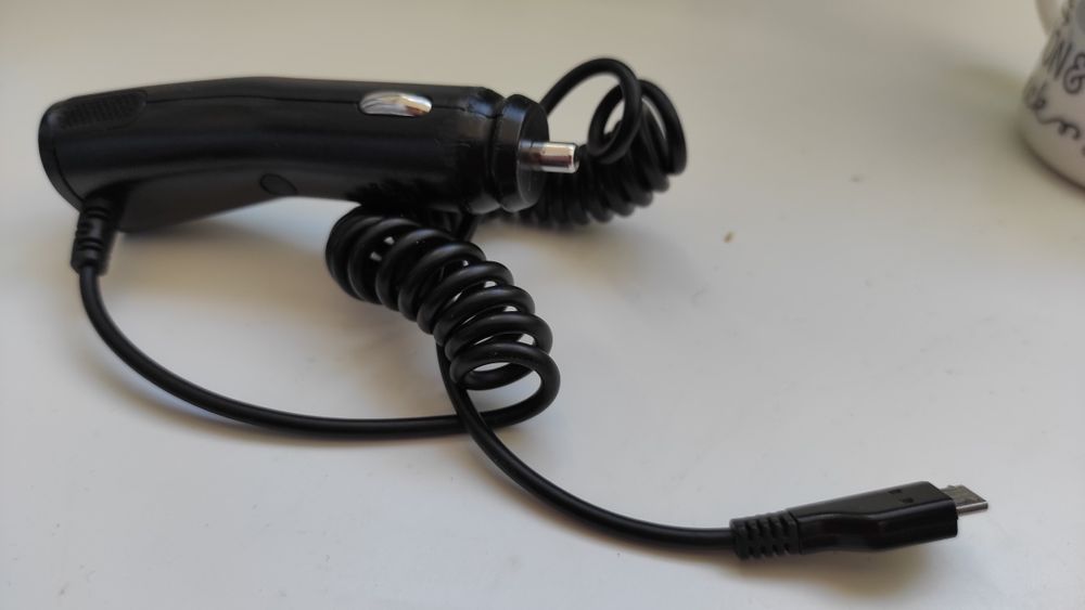 Incarcator telefon samsung auto original, mufa microUSB, cablu HELIX
