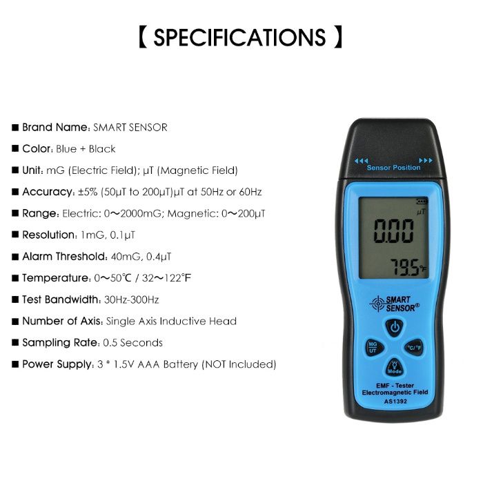 Aparat masura detector analizor camp radiatii electromagnetice NOU