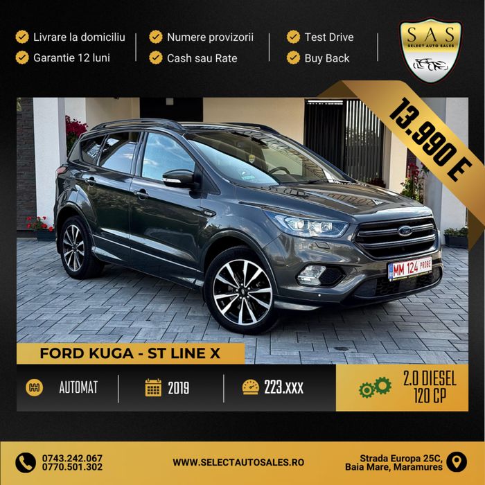 Ford Kuga St Line X / 2.0Tdci / 2019 / Automat / Cash sau rate