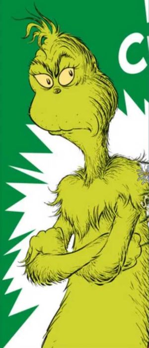 Cravata de Craciun The Grinch originala licentiata Dr. Seuss Satinata