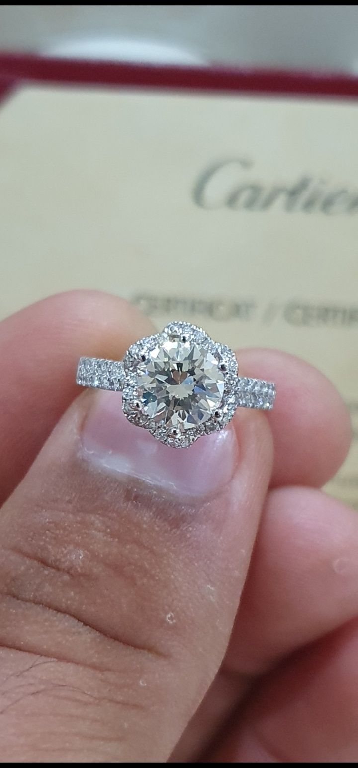 Бриллиант кольцо 1.97 ct 750 проба