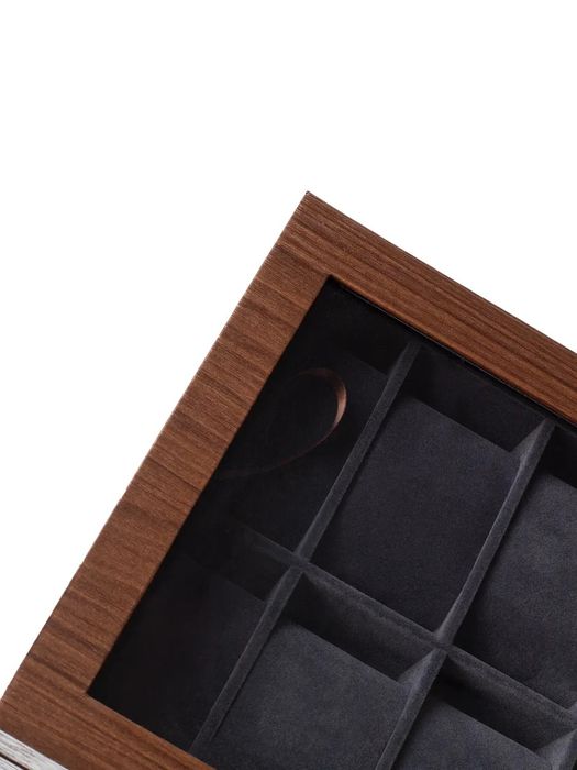 Шкатулка для хранения часов и украшений 12 слотов