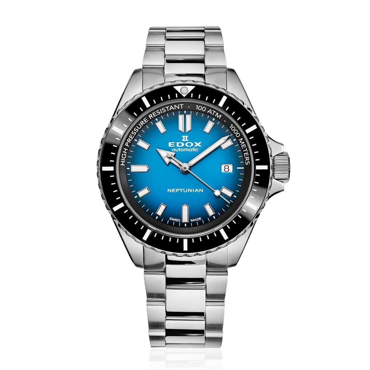 Мъжки часовник Edox Sky Diver Neptunian Automatic 80120 3NM BUIDN