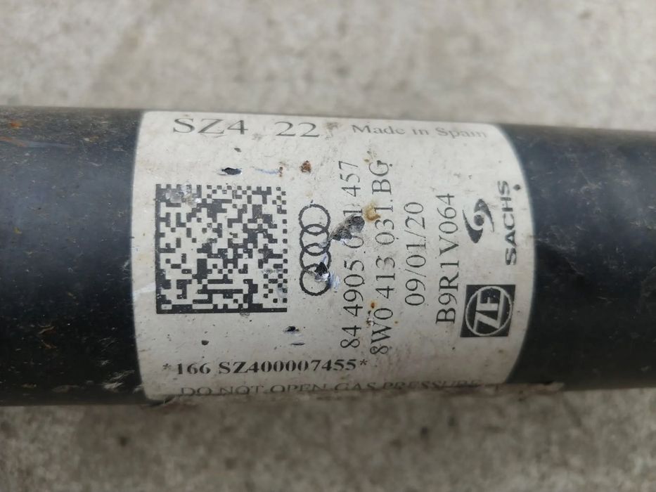 ansamblu amortizor telescop cu arc stanga fata 2.0 tdi det audi a4 b9 8w  8w0411105 8w0413031bg