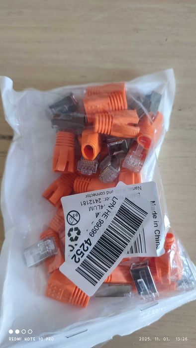 Conector Ethernet si mufa Ethernet