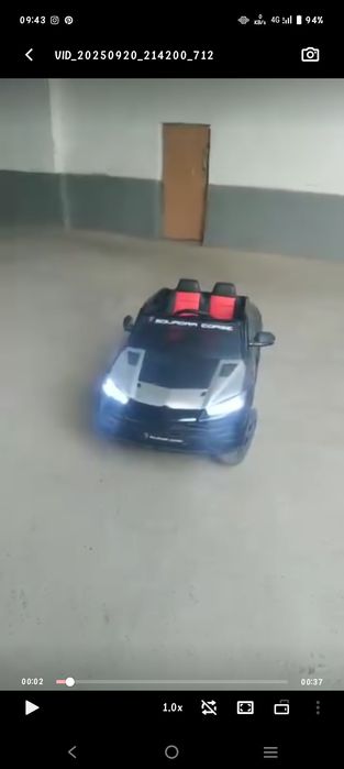 Bolalar haydashi uchun avtomashina arzon narxda sirochna sotiladi