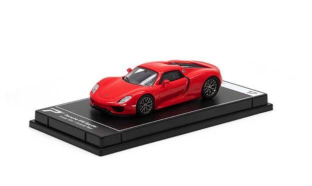 Poster Cars Porche Spyder Red 1:64