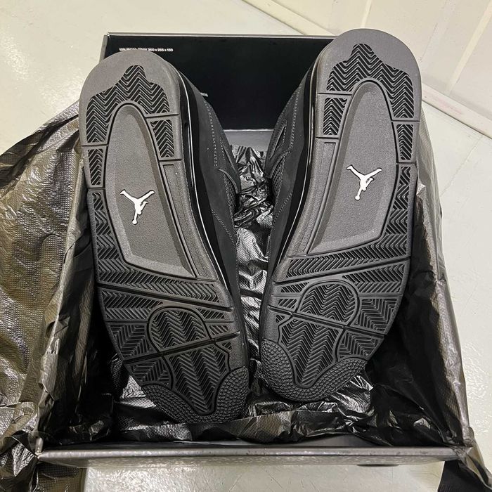 !5 LEI TRANSPORT! Jordan 4 Black Cat Black Thunder **ORICE MASURA