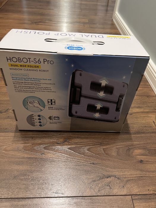 Hobot s6 pro робот за миене на прозорци чисто нов