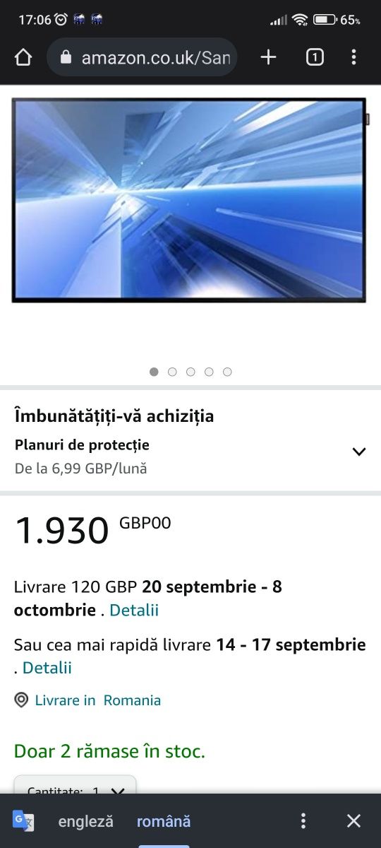 DM55E Samsung tv