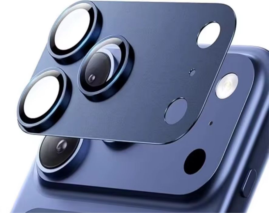 Iphone 17 PRO 17 PRO MAX Folie Protectie Camera Orange Albastra Argint