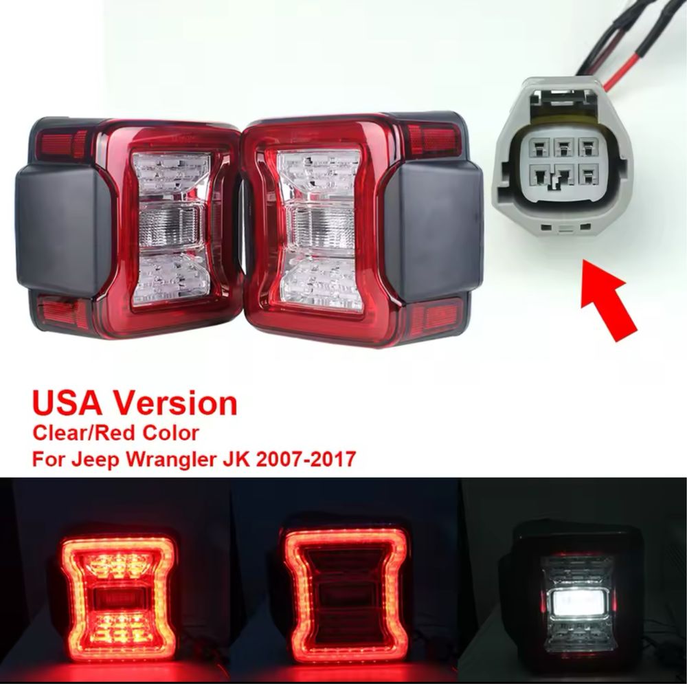 Lampa Lampi Spate Stop Stopuri Triple Tripla Jeep Wrangler JK 2007-18