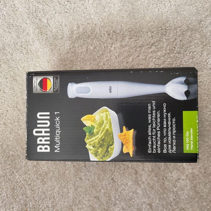 Mixer vertical Braun Multiquick MQ100 Soup, 450 W, 0.6 l, 1 Viteza, Al