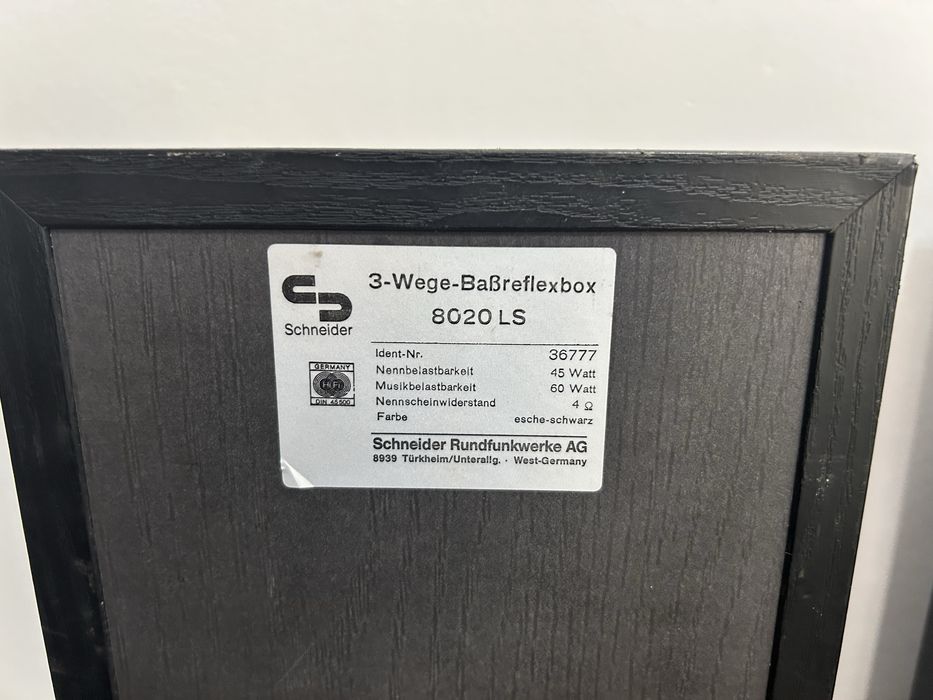 Boxe Schneider High Fidelity