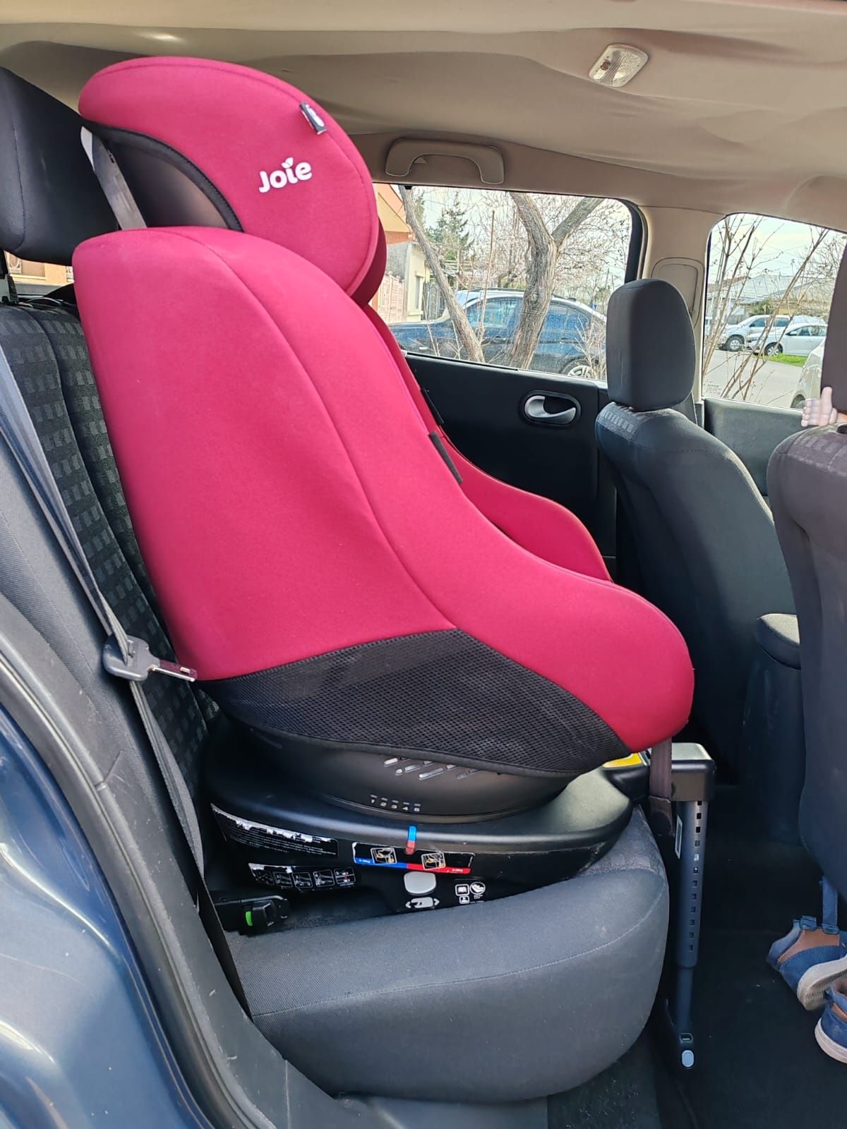 Scaun auto Joie, Rotativ cu Isofix Spin 360° Merlot, 0-18 kg