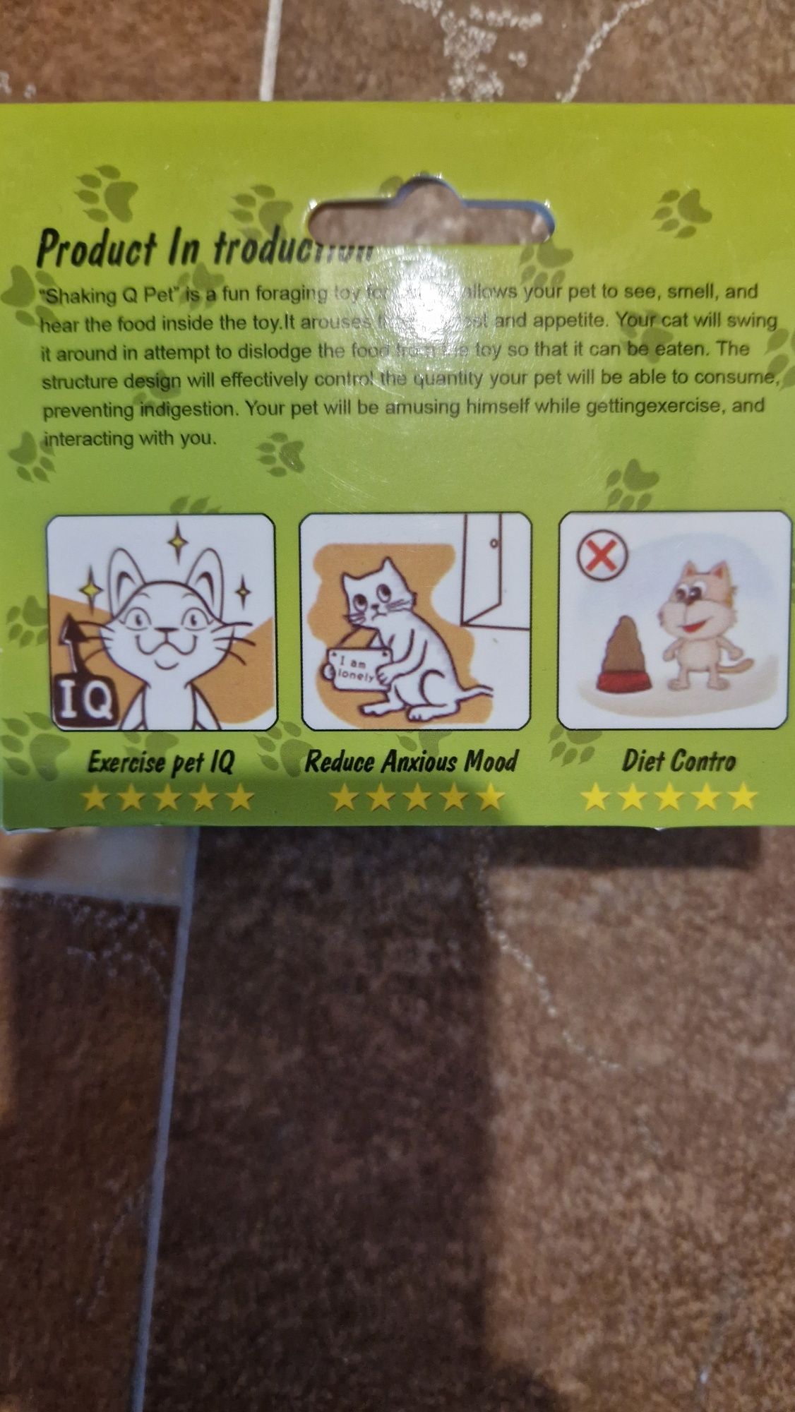 Пъзел за храна, играчки за коте