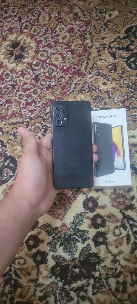 Samsung Galaxy A72 8+8/256GB Black Igravoy Karobka Holati Yaxshi Zor