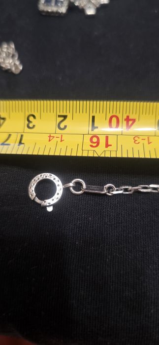 Lant ceas de buzunar argint Gaston Lebo