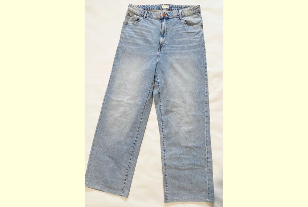 Blugi dama, Lindex, marime 42, albastri, largi