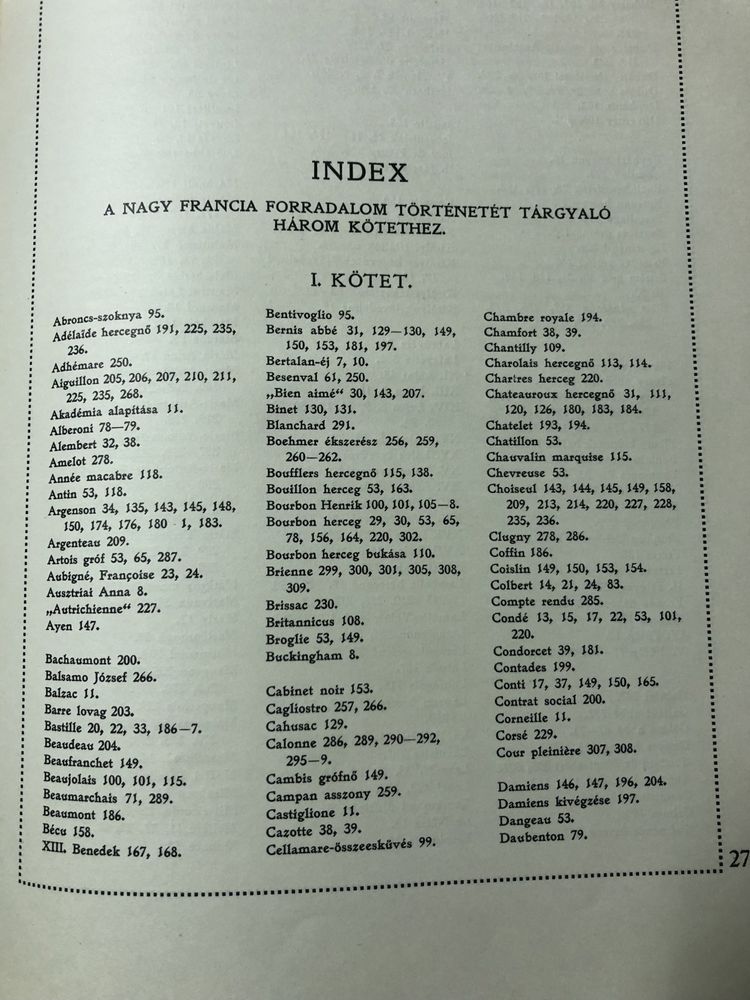 Carte veche  istorică în limba maghiară despre revolutia franceza 1848