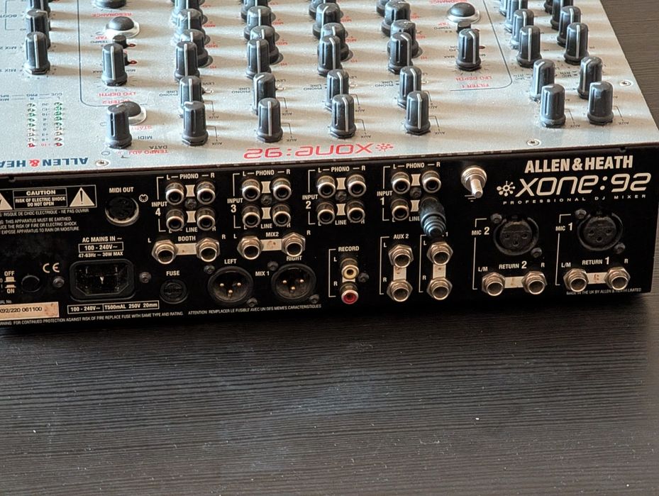 mixer audio allen heath xone 92 special edition uk made