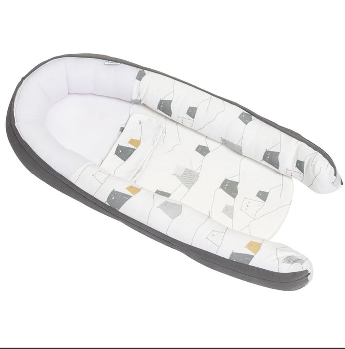 Гнездо doomoo със свалящ се калъф с цип