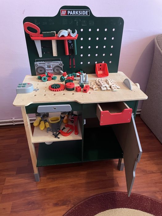 Banc de lucru lemn copii