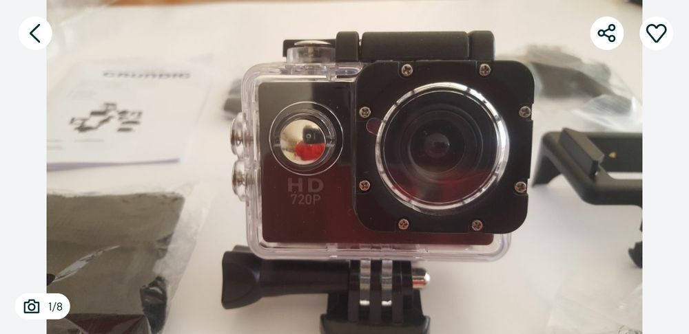 Camera video foto de actiune HD GRUNDIG,camera fata spate bord