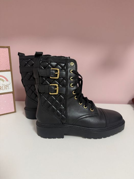 Боти MANGO ест. Кожа