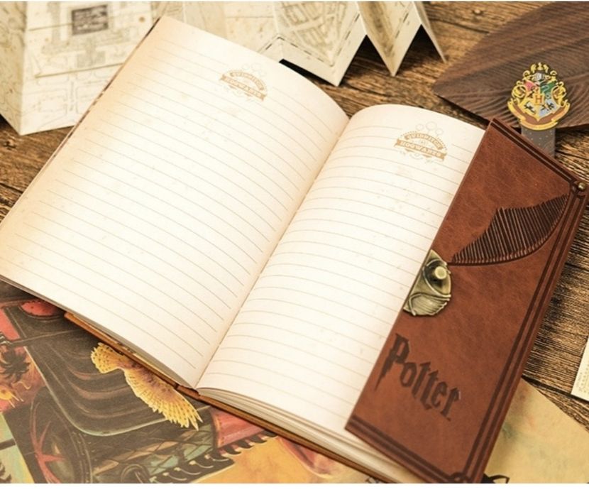 Блокнот Золотой Снитч, Гарри Поттер, A5, 100 л, коричневый
