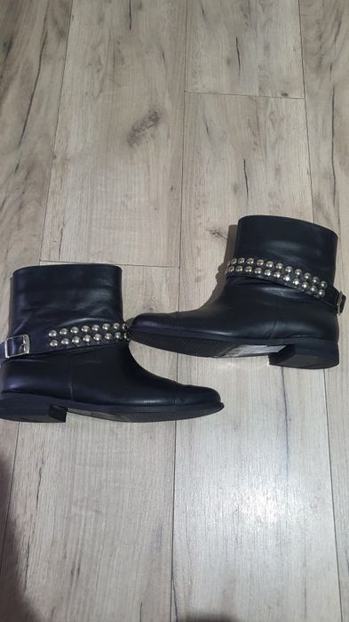 Ghete piele cu tinte 38