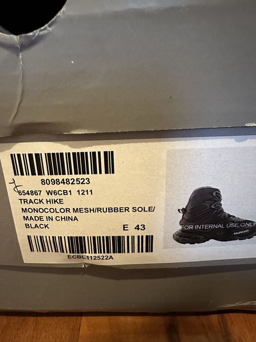 Balenciaga Track High Black