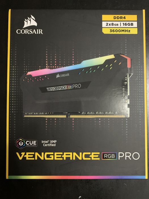 SIGILAT Kit DDR4 desktop Corsair Vengeance RGB PRO 2x8GB 3600MHz CL18