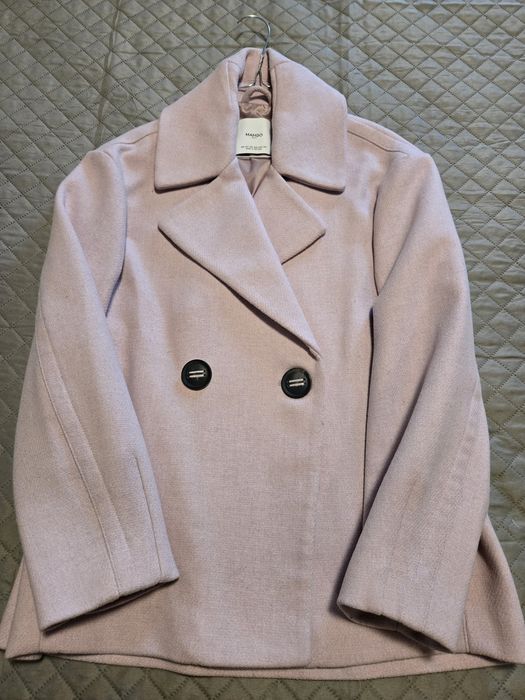 Дамско светло лилаво палто