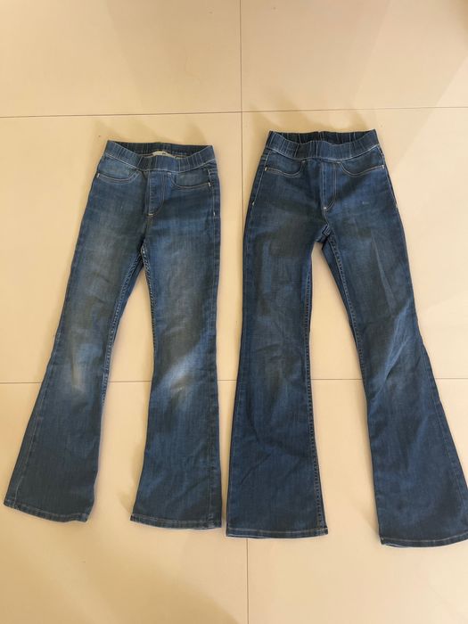 Blugi evazați H&M mărimile 128 și 134
