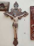 Crucifix sculptura, lemn de tei 80 cm