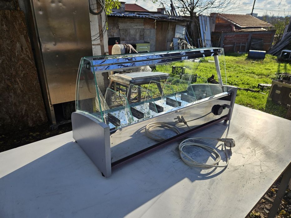 Топла Витрина настолна хоризонтална за Ядки 6 вида