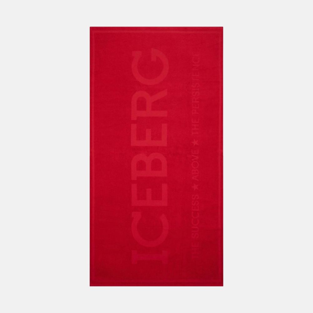Оригинална плажна кърпа Iceberg ICE25TW01 Red