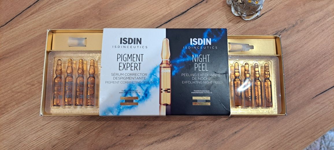 ISDIN Pigment Expert Депигментиращ серум + Night Peel  по 4 ампули