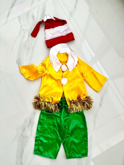 Продам новогодний костюм Буратино на 5-6 лет