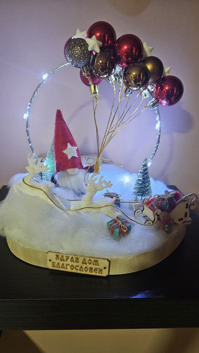 Коледна декорация ръчно изработен