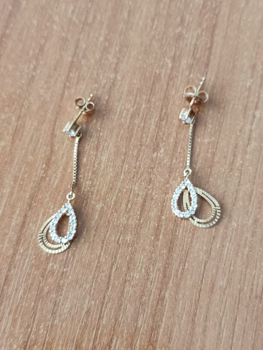 Cercei damă aur 18k