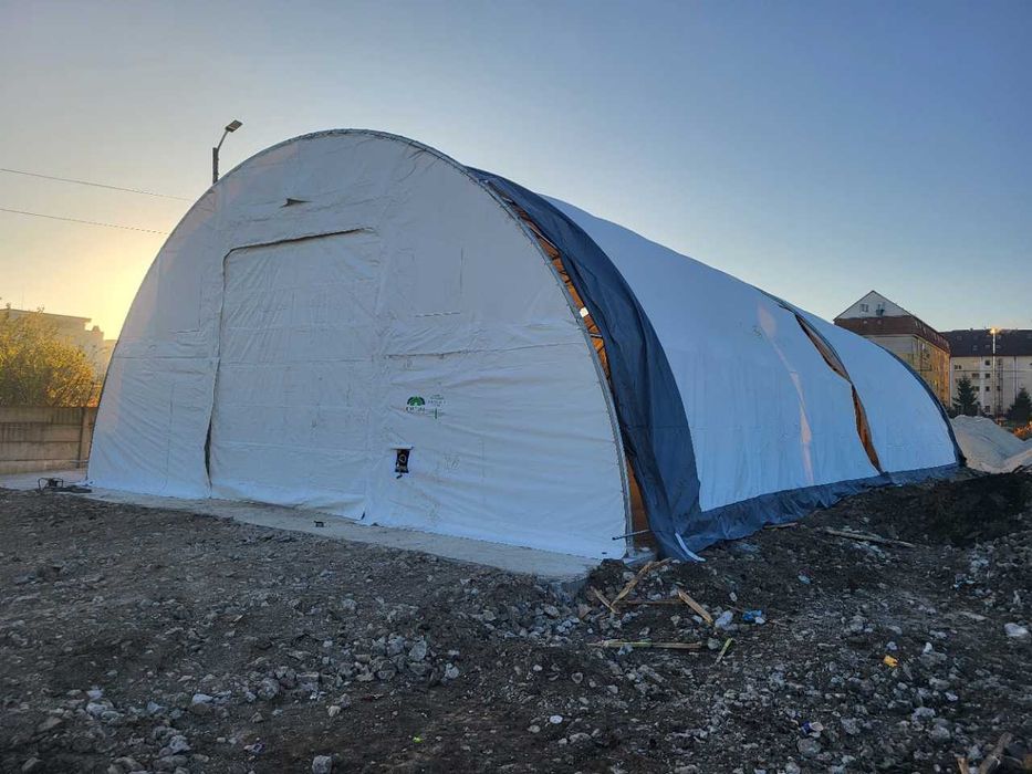 Hali metalica , structura usoara,industrial