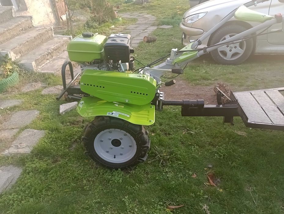 Нова мотофреза герденя мега гд17 6 скорости и ремарке