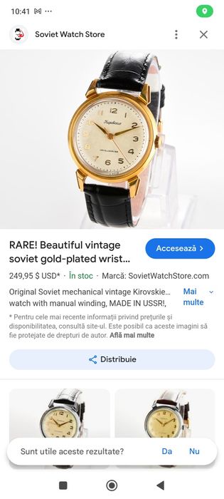 ‼️Un superb și rar poljot kirovskye‼️ceas funcțional